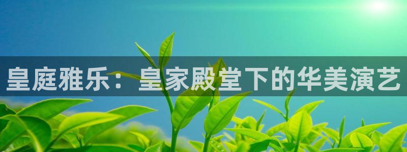 k8凯发注册：皇庭雅乐：皇家殿堂下的华美演艺