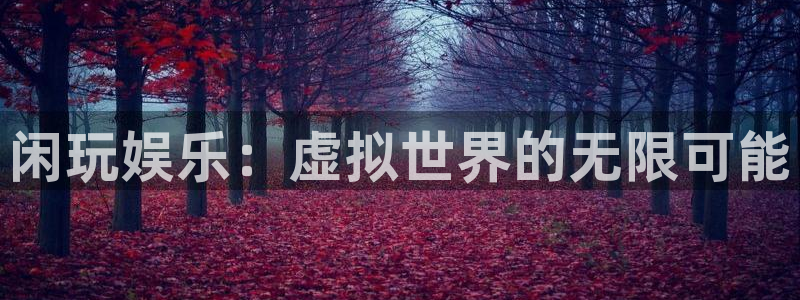 k8凯发下载官网入口在哪：闲玩娱乐：虚拟世界的无限可能